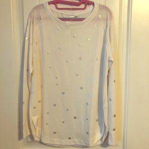 GAP Sweater with silver stars! New with tag!